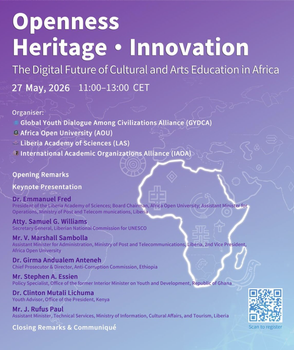 Poster for the Openness, Heritage, Innovation online dialogue